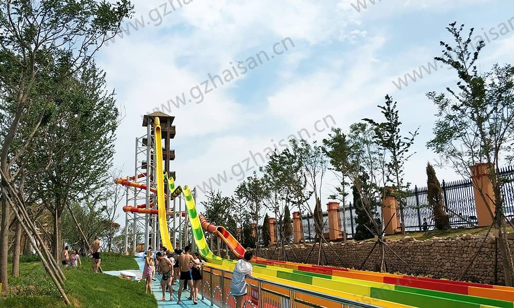 辽宁葫芦岛欢乐龙湾温泉水乐园高速滑道组合 辽宁葫芦岛欢乐龙湾温泉水乐园高速滑道组合