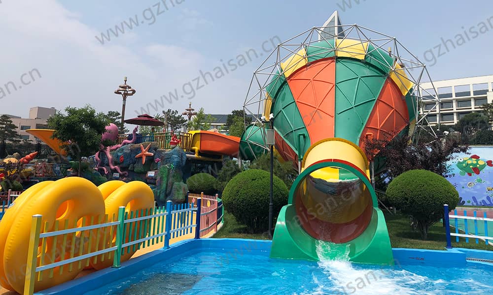 辽宁锦州东方欢乐王国水世界大喇叭滑道 辽宁锦州东方欢乐王国水世界大喇叭滑道